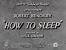 How To Sleep