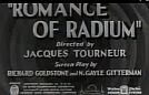 Romance of Radium Romance of Radium