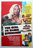 The Girl in Black Stockings poster