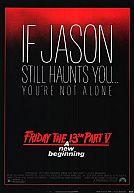 Poster Friday the 13th Part V : A New Beginning