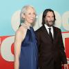 Alexandra Grant en Keanu Reeves op de 'special screening' van Good Fortune in het AMC Lincoln Square in New York op 13 oktober 2025 © StarPix 2025.